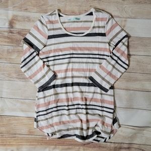 Maurices Striped Tunic Shirt XS